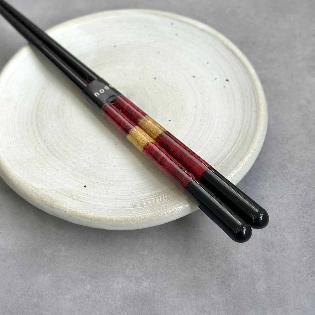 【桐箱・単品】 お箸 ギフト箸 和紙黒龍 21cm レッド 食洗機対応