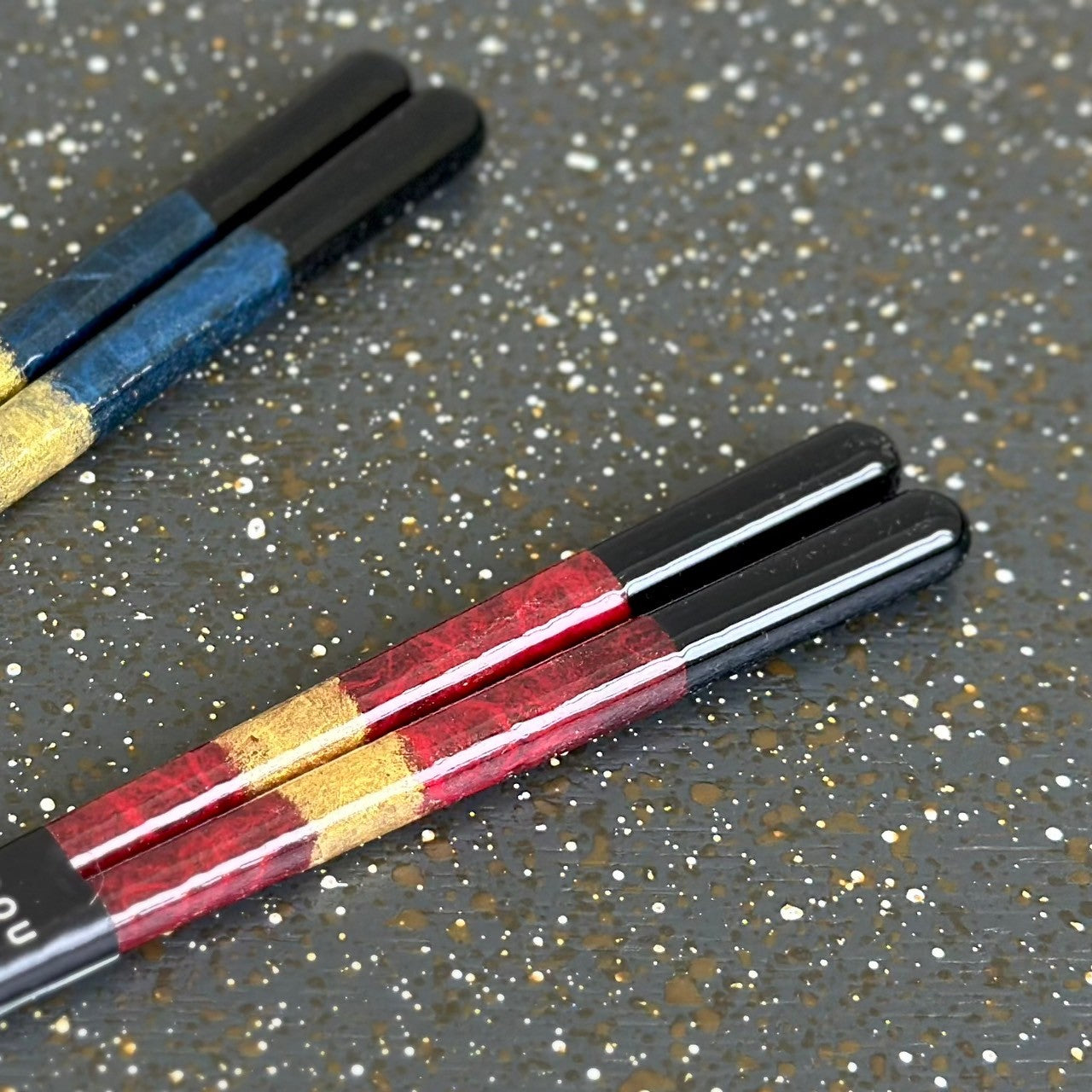 【桐箱・単品】 お箸 ギフト箸 和紙黒龍 21cm レッド 食洗機対応