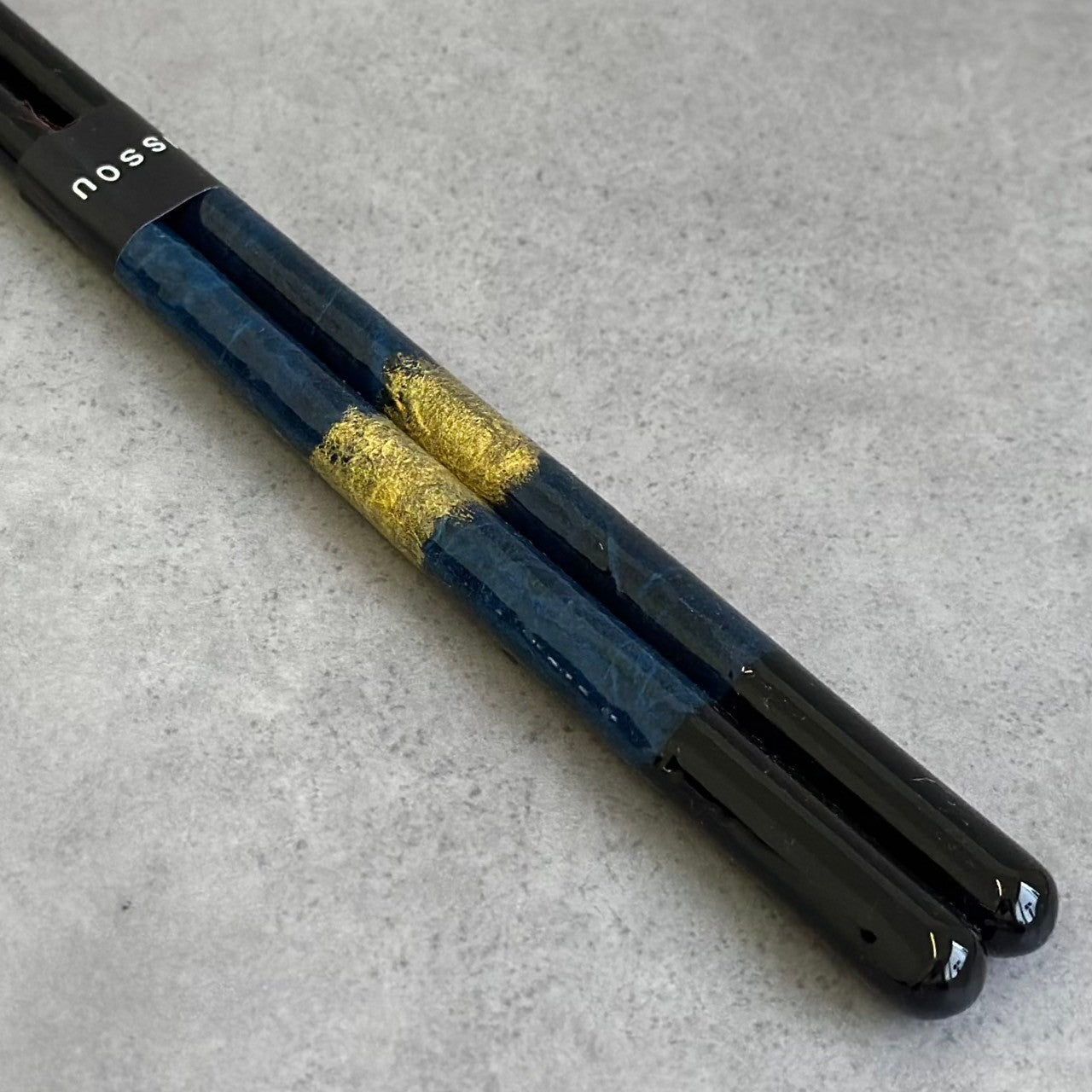 【桐箱・単品】 お箸 ギフト箸 和紙黒龍 23cm ブルー 食洗機対応