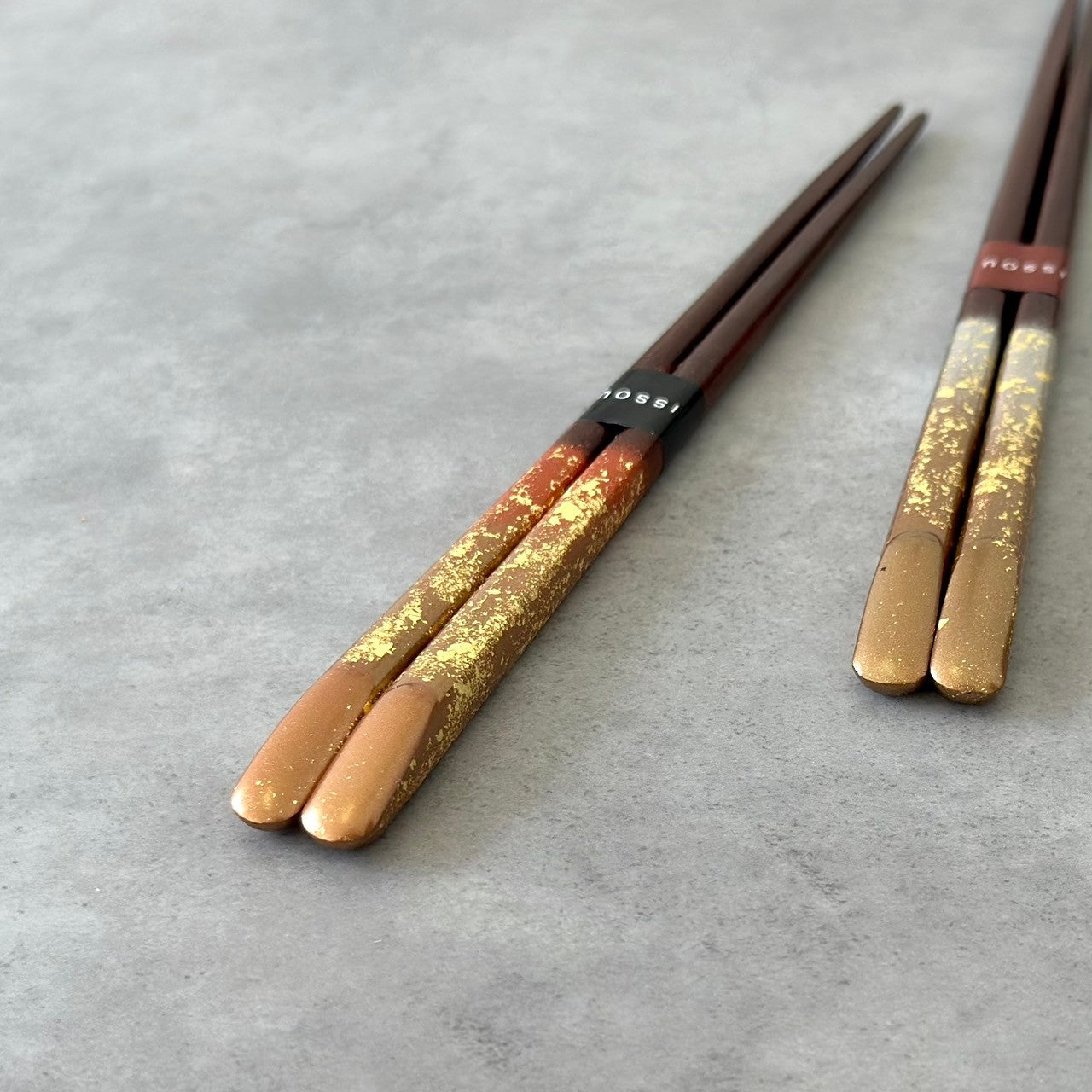 【桐箱・単品】 木製 ギフト箸 陽炎 レッド 21cm