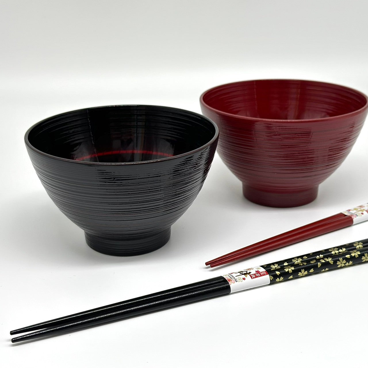 漆器椀セット 食洗機・電子レンジ対応】 お椀 汁椀 ペア 曙＆根来 2個セット