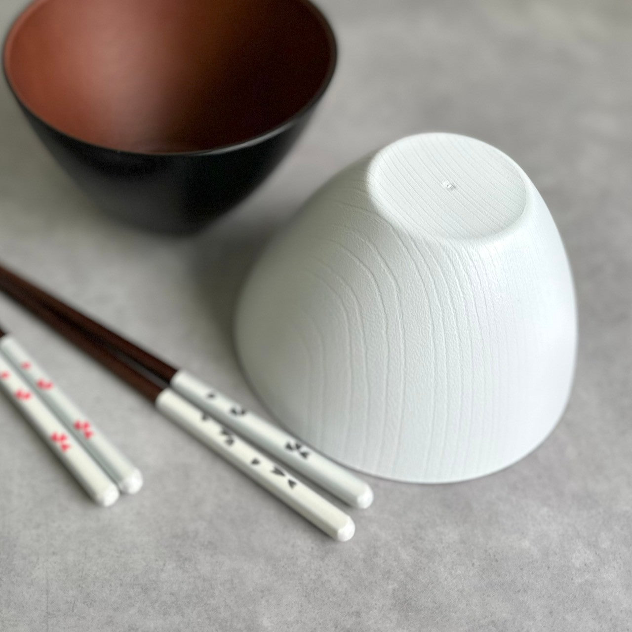 食洗機・電子レンジ対応】 4点セット お椀 マルチボウル ブラック