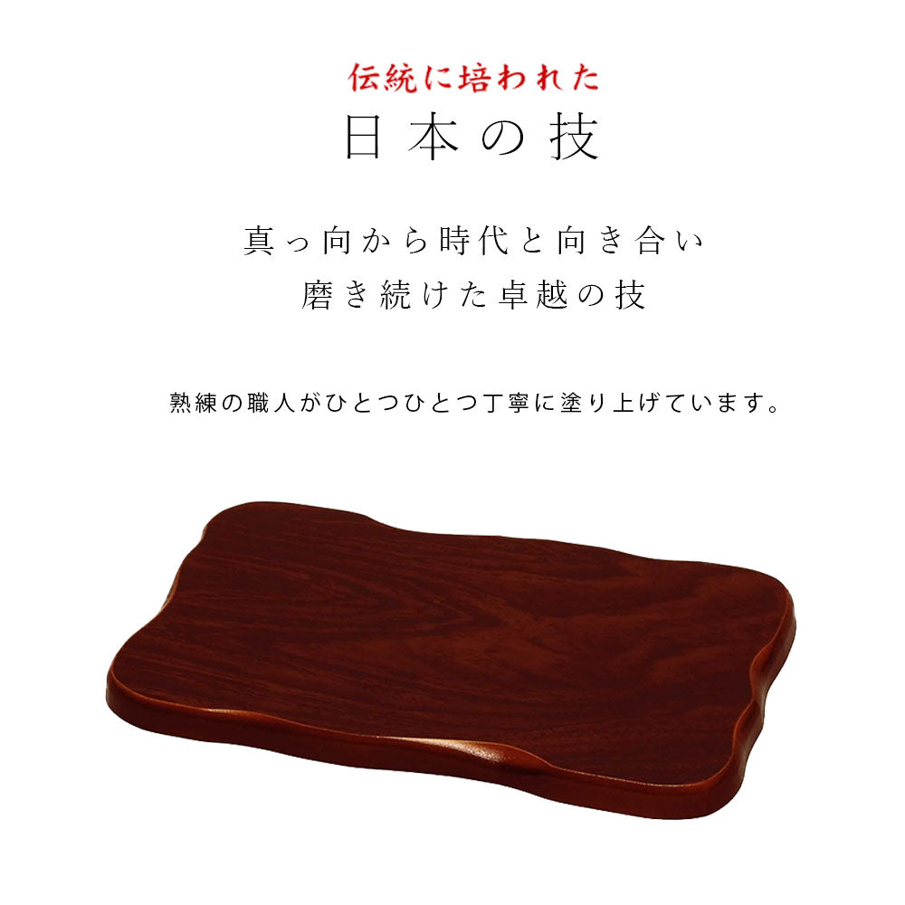 全9サイズ】 木製 花台 人形台 並板 紫檀調 インテリア – 山家漆器店