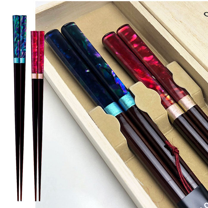 新品未使用　christofle 夫婦箸 2組と菜箸の３組セット　専用ケース付き 新品未使用 christofle 夫婦箸 2組と菜箸の3組セット 専用ケース付き