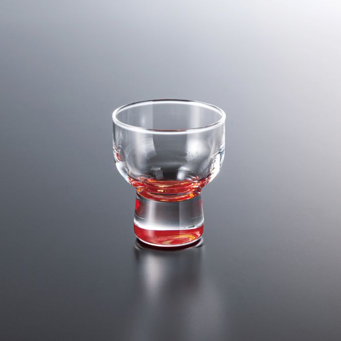 ぬりもん de Verre 盃 杯 蒔絵 赤 紅葉