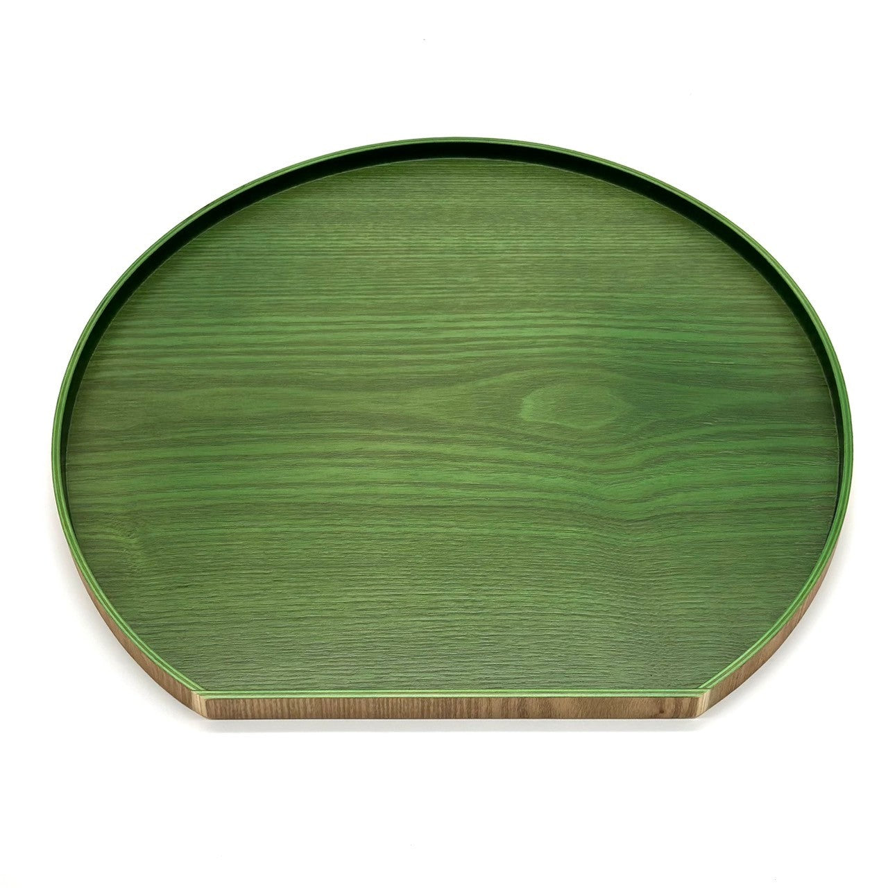 Available in 3 colors Wooden half moon tray 36cm