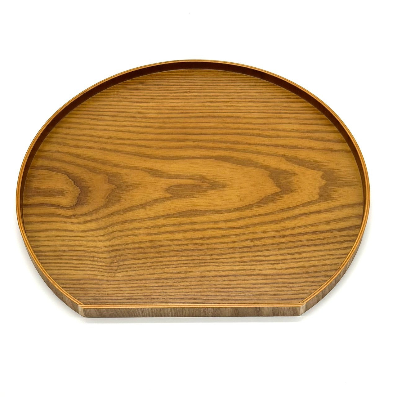 Available in 3 colors Wooden half moon tray 36cm