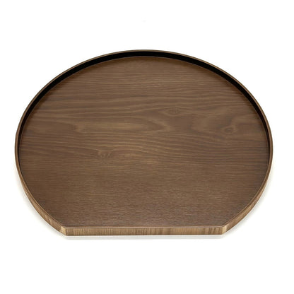Available in 3 colors Wooden half moon tray 36cm