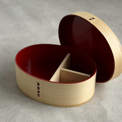 日々 hibi 曲げわっぱ 紀州塗り 内朱 まげわっぱ 弁当箱