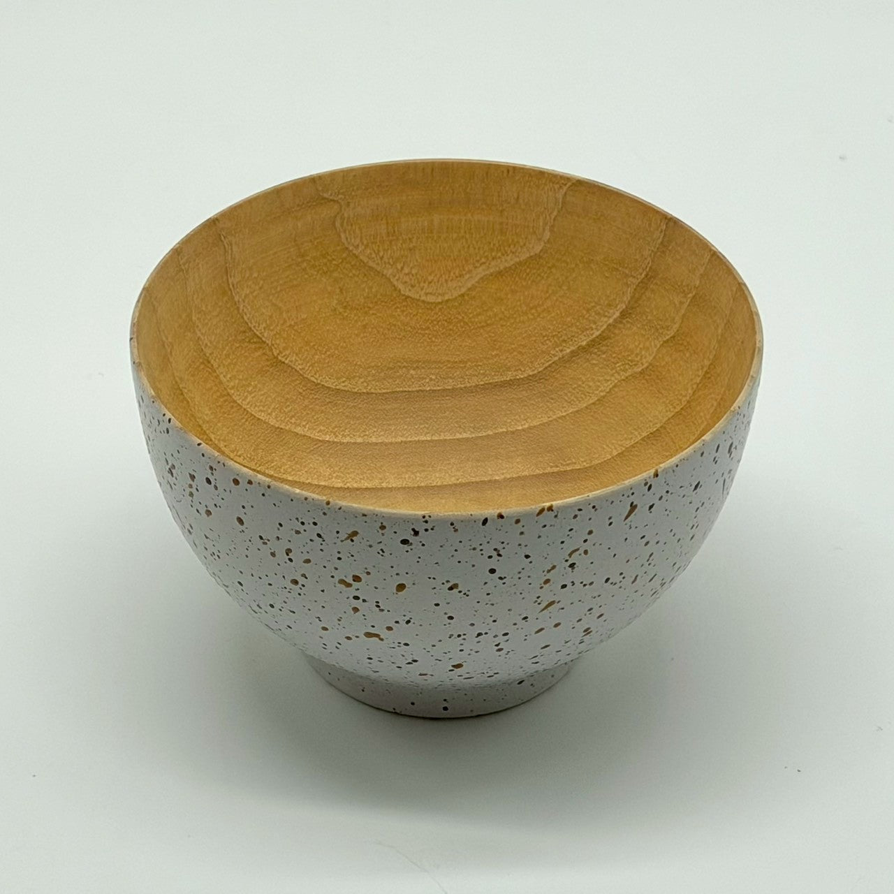 【選べる全2色】 家庭用食洗器対応 木製 汁椀 美空 白・黒