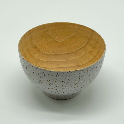 【選べる全2色】 家庭用食洗器対応 木製 汁椀 美空 白・黒