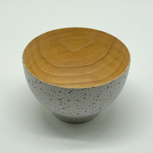 【選べる全2色】 家庭用食洗器対応 木製 汁椀 美空 白・黒