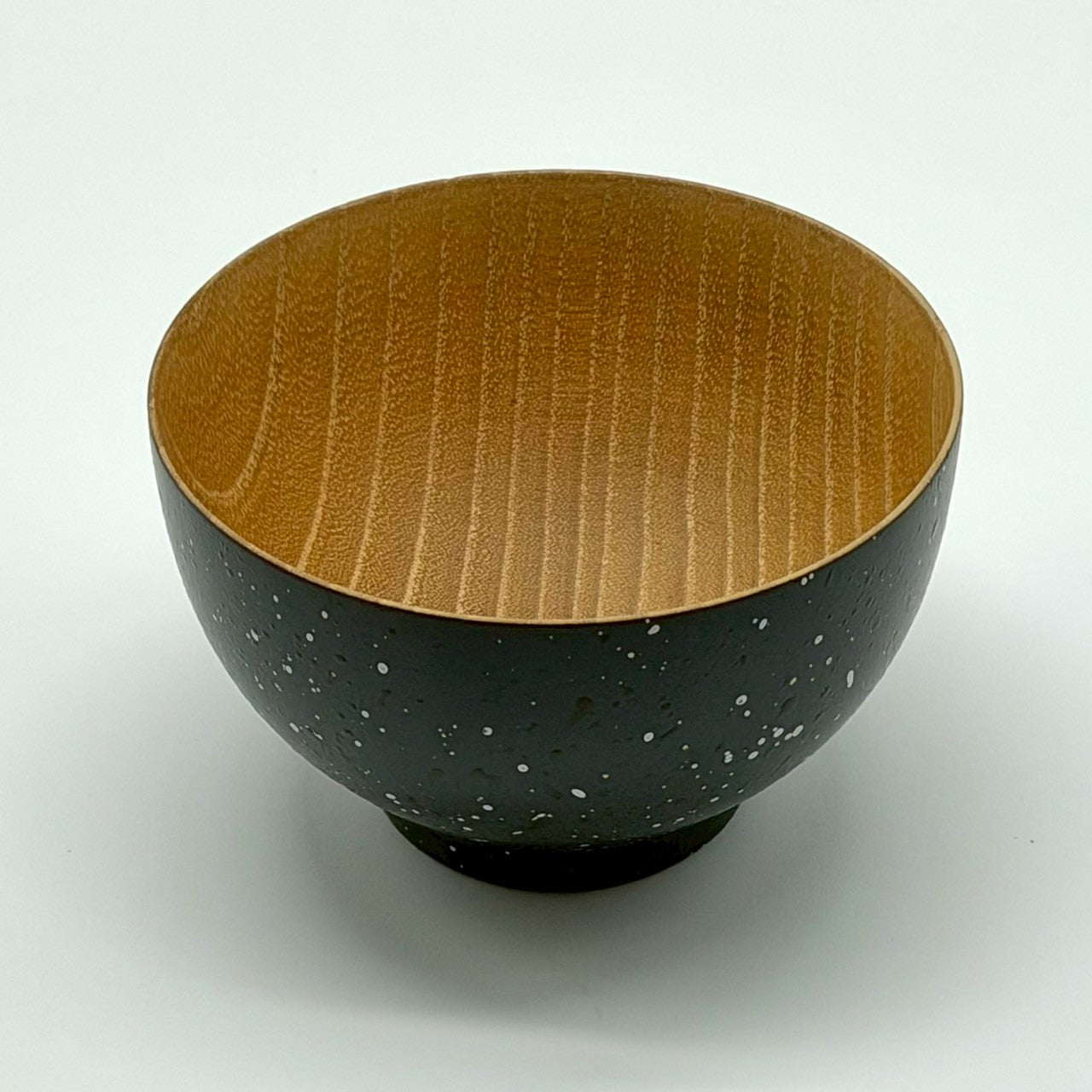 【選べる全2色】 家庭用食洗器対応 木製 汁椀 美空 白・黒