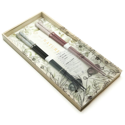 【桐箱・オリジナルラッピング】 木製 ギフト 夫婦箸 ロッシュ 食洗器対応