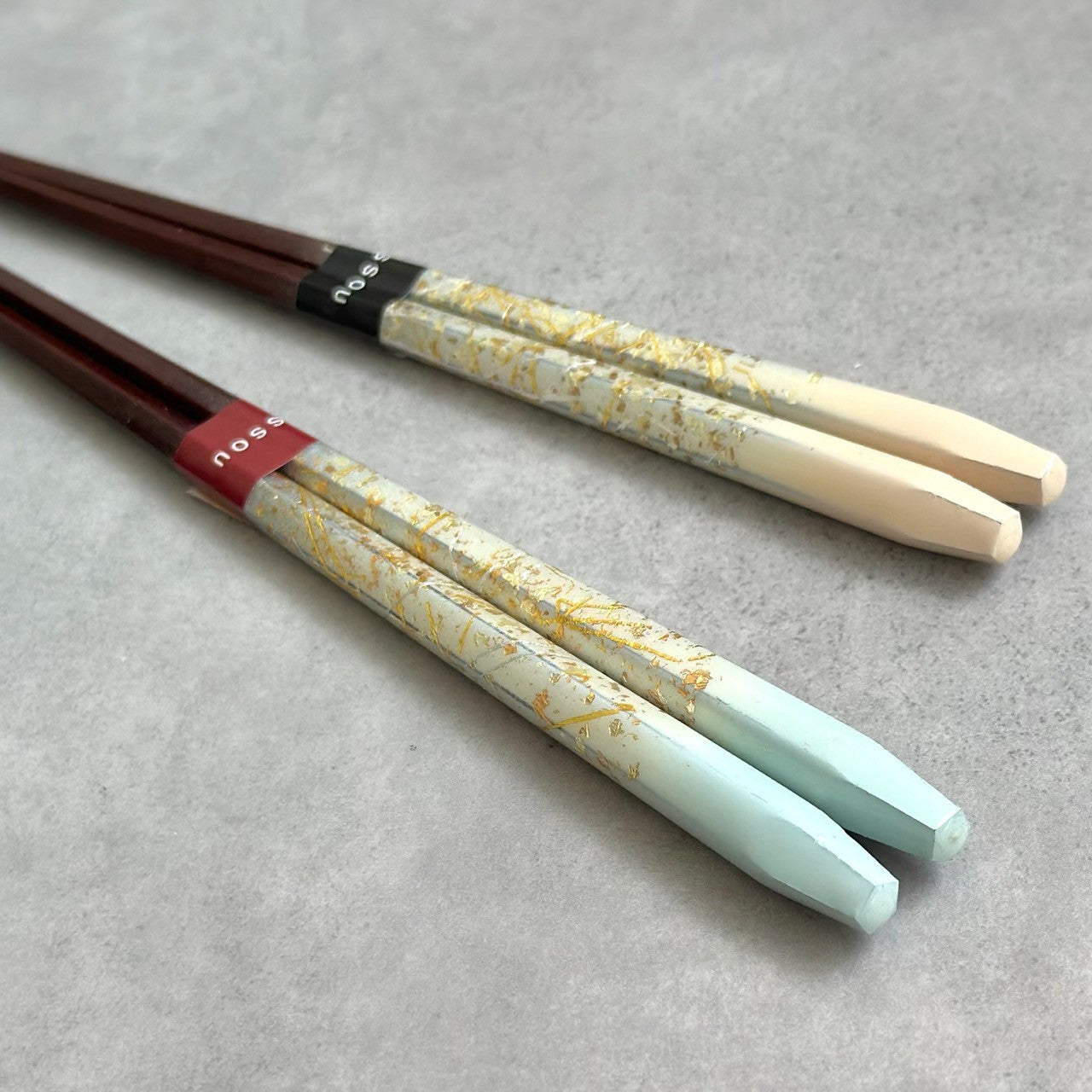 【桐箱・単品】 木製 ギフト箸 瑞縁 ブルー 23cm
